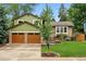 Beautiful two-story home with a two car garage and meticulously kept front lawn at 6248 E Mineral Pl, Centennial, CO 80112