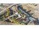 High angle view of the property, surrounded by trees, offering a blend of nature and convenience at 428 N Perry Park Rd, Sedalia, CO 80135