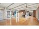 Bright and airy living room boasting hardwood floors, fireplace and comfortable seating at 428 N Perry Park Rd, Sedalia, CO 80135
