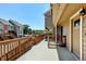 Shared deck overlooking the community at 17102 E Baltic Dr # F, Aurora, CO 80013