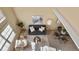 Bright living room with a modern sofa, accent chairs, and ample natural light from large windows at 1747 High Plains Ct, Superior, CO 80027