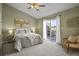 Relaxing main bedroom with balcony, a ceiling fan, and neutral tones for a calming atmosphere at 1747 High Plains Ct, Superior, CO 80027