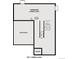 Optional lower-level floor plan showing unfinished storage and excavated space at 1385 Bloom St, Brighton, CO 80601