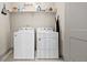 Convenient laundry room with washer and dryer included at 6020 N Orleans St, Aurora, CO 80019