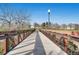 Scenic view of a charming bridge on a sunny day at 1284 Stuart St, Denver, CO 80204