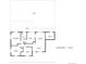 Floor plan of a home with 3 bedrooms, 1 bath, kitchen, living room, yard, and patio at 4728 Dover St, Wheat Ridge, CO 80033