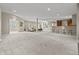 Large finished basement offering a bar area and spacious entertainment zone at 3485 Park Ridge Rd, Sedalia, CO 80135