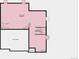 Basement floor plan displaying unfinished and unexcavated areas, plus the stair location at 5685 Farrier Pt, Castle Rock, CO 80104