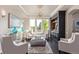 Well-appointed sitting room with accent lighting, modern furniture, and dark hardwood floors at 618 Fairchild Dr, Highlands Ranch, CO 80126