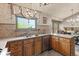 Kitchen featuring wooden cabinetry, granite counters, and stainless steel dishwasher at 12017 W Cross Dr, Littleton, CO 80127