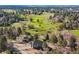 Expansive aerial view of the home near the golf course at 7778 Windwood Way, Parker, CO 80134