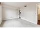 Bright bedroom boasts neutral walls and carpet, as well as an attached closet at 2670 E Otero Pl # 11, Centennial, CO 80122