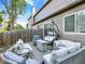 Relaxing outdoor deck with comfortable patio furniture perfect for entertaining or unwinding at 3529 S Telluride Cir # D, Aurora, CO 80013