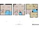 Detailed floor plan showcasing the layout of the home, including bedroom, bathroom, and living areas at 3529 S Telluride Cir # D, Aurora, CO 80013