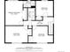 Upstairs floor plan displays bedroom layouts, bathrooms, and hallway dimensions at 6240 W 110Th Pl, Westminster, CO 80020