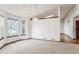 Dining area with carpeted floor and bay window at 9748 W Peakview Dr, Littleton, CO 80123