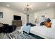 Well-lit main bedroom featuring modern décor, plush bed, and spacious layout at 6603 Canyonpoint Rd, Castle Pines, CO 80108