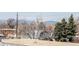 Beautiful view of mountains and city architecture from the rooftop deck at 421 S Pearl St, Denver, CO 80209