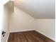An attic space with wood floors is conveniently located off the main bedroom at 8160 W Phillips W Ave, Littleton, CO 80128
