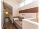 Hallway seating area with a hardwood floors, natural lighting and stylish accents at 8160 W Phillips Ave, Littleton, CO 80128