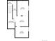 Basement floor plan showing the room and utility space dimensions at 10778 Dayton Way, Commerce City, CO 80640