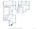 The image shows the three levels of floorplans - basement, first floor, and second floor at 5986 Dunraven Ct, Golden, CO 80403