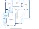Second floorplan features three bedrooms, two bathrooms, and a walk-in closet at 5986 Dunraven Ct, Golden, CO 80403