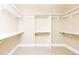 Neutral walk-in closet offering shelving and ample storage space with carpet flooring at 8100 E Union Ave # 2201, Denver, CO 80237