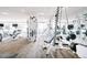 Bright gym featuring modern exercise equipment and ample workout space at 8100 E Union Ave # 2201, Denver, CO 80237