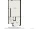 Second-floor floor plan showing a garage, foyer, and bedroom at 755 Roslyn St # 17, Denver, CO 80230