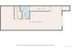 Basement floor plan featuring recreation room, electrical room and bathroom at 451 Wright St # 11, Lakewood, CO 80228