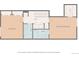 Upstairs floor plan featuring bedrooms, walk-in closet and bathrooms at 451 Wright St # 11, Lakewood, CO 80228