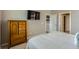 Bedroom featuring carpet flooring and a view through the doorway to another room at 4815 Cattle Cross Rd, Castle Rock, CO 80104