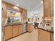 Modern kitchen with sleek cabinets, granite countertops, and stainless steel appliances at 6359 S Locust Way, Centennial, CO 80111