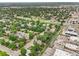 Neighborhood aerial view highlighting mature trees, manicured lawns, and residential streets at 6320 E Asbury Ave, Denver, CO 80224