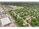 Aerial view showcases the neighborhood with lush greenery and manicured lawns at 6320 E Asbury Ave, Denver, CO 80224