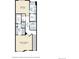 Detailed floorplan showcasing the layout of the bedrooms, bathrooms, laundry, and closet spaces at 19629 W 93Rd Dr # C, Arvada, CO 80007
