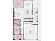 Main floor plan including kitchen, great room, and two-car garage at 39720 Congress Ln, Elizabeth, CO 80107