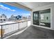 Covered patio that provides a great view of neighboring houses and community at 39720 Congress Ln, Elizabeth, CO 80107