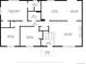 Main level floor plan features kitchen, dining, living, bedrooms, baths, foyer and porch at 10679 Union Way, Broomfield, CO 80021