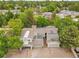 Expansive aerial view of a residential community surrounded by lush green trees at 2840 S Kenton Ct, Aurora, CO 80014