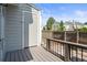 Private backyard with storage shed, wooden deck, and views at 10814 Bayfield Way, Parker, CO 80138