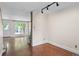 Bright living room featuring hardwood floors and a view of the yard at 10814 Bayfield Way, Parker, CO 80138