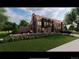 Beautiful multi-level brick house with a well-manicured lawn and a cozy outdoor living space at 3330 E 4Th Ave, Denver, CO 80206
