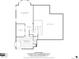 Upstairs floorplan displaying the primary bedroom, bathroom, and closet, offering a clear view of the layout at 9 Roder Gate Ln, Castle Pines, CO 80108