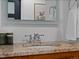 Close-up of the beautiful vanity at 975 N Lincoln St # 3H, Denver, CO 80203