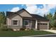 Charming single-Gathering home featuring stone accents, a two-car garage, and welcoming curb appeal at 2478 Bitterroot Pl, Highlands Ranch, CO 80129