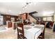 Open-concept kitchen and dining area with stainless steel appliances and plenty of countertop space at 3505 Dinosaur St, Castle Rock, CO 80109