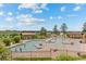 Community pool featuring zero entry and multiple water features and lounge seating at 11961 S Saunter Ln, Parker, CO 80138