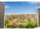 Scenic view from the home overlooking lush greenery, a pond, and a vibrant cityscape in the distance at 5250 S Huron Way # 13-312, Littleton, CO 80120